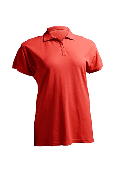 CURVES POLO ( JHK T-SHIRT ) rosso